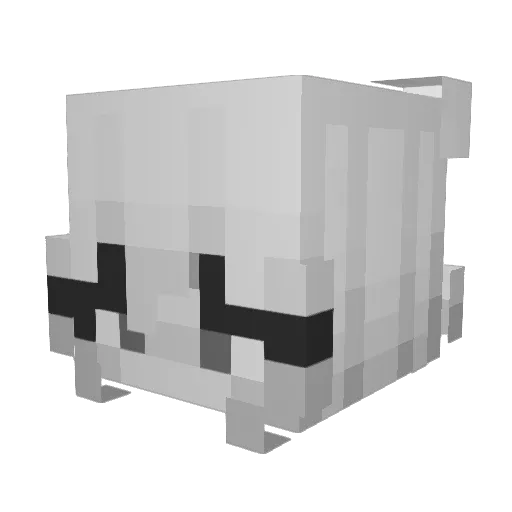 kuudere333 Minecraft avatar head, 3D render