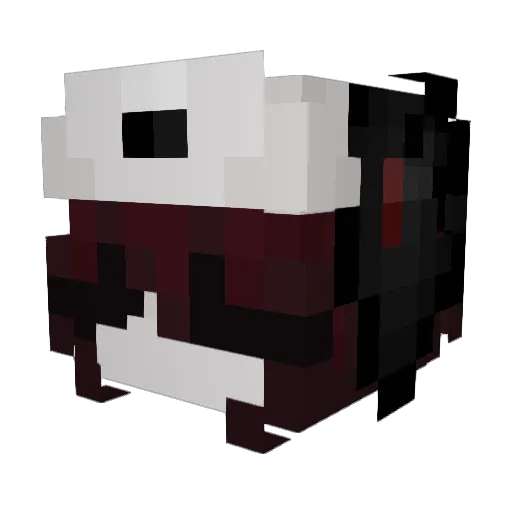 kuwsh Minecraft avatar head, 3D render
