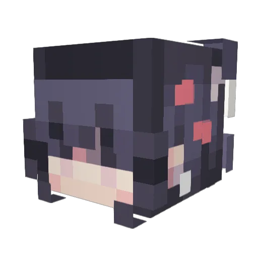 kuy4 Minecraft avatar head, 3D render