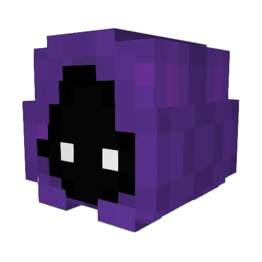 kuyanat Minecraft avatar head, 3D render