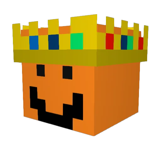 kuzeybulasma Minecraft avatar head, 3D render