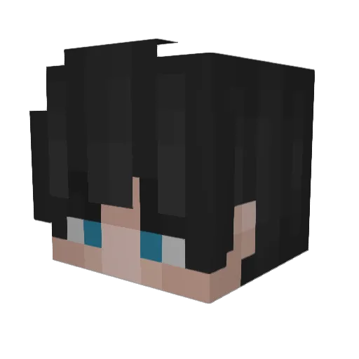 kuzyn_GUCCI Minecraft avatar head, 3D render