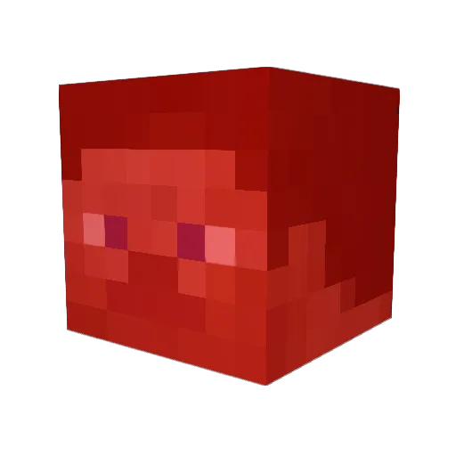 kv7 Minecraft avatar head, 3D render