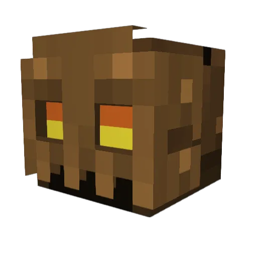 kva1244 Minecraft avatar head, 3D render