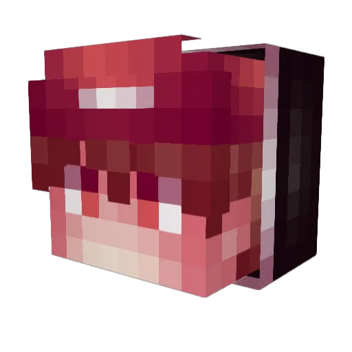 kvalbrus Minecraft avatar head, 3D render