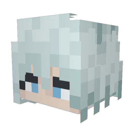kvasik2008 Minecraft avatar head, 3D render