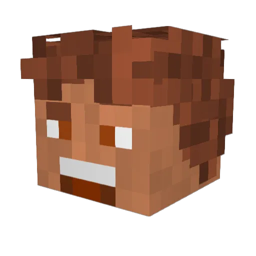 kvasmeister7 Minecraft avatar head, 3D render