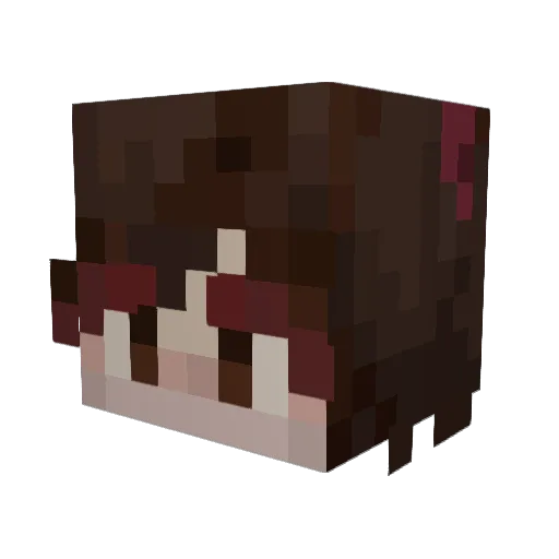 kvass_ Minecraft avatar head, 3D render