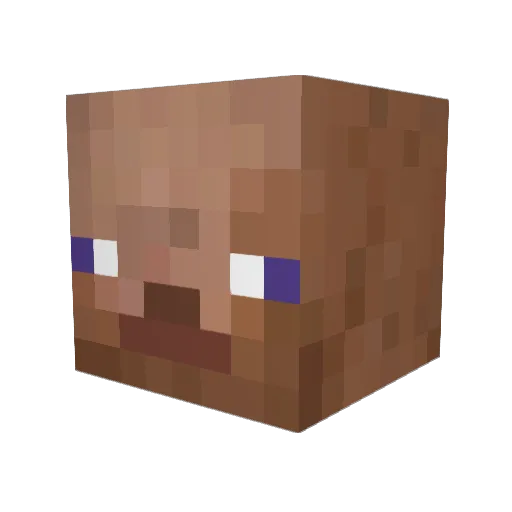 kvbuuus_ Minecraft avatar head, 3D render