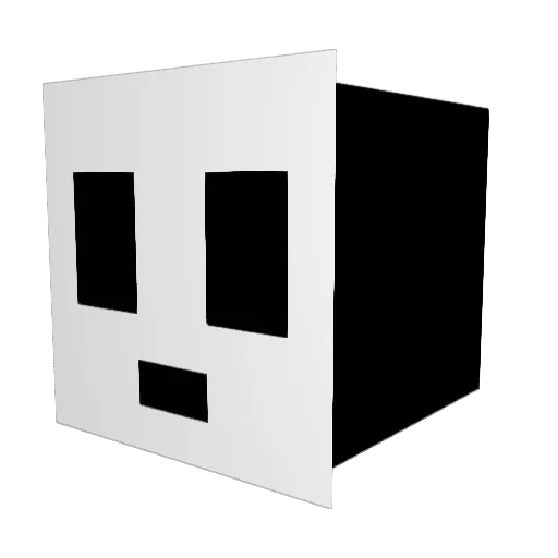 kvfam04 Minecraft avatar head, 3D render