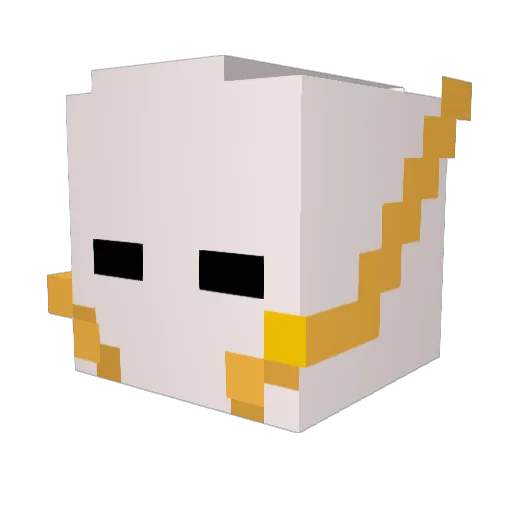 kvlx Minecraft avatar head, 3D render