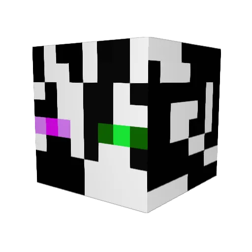 kvn_PS Minecraft avatar head, 3D render