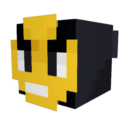 kvnism Minecraft avatar head, 3D render