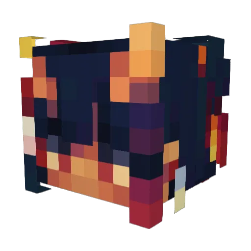 kvnn_ Minecraft avatar head, 3D render
