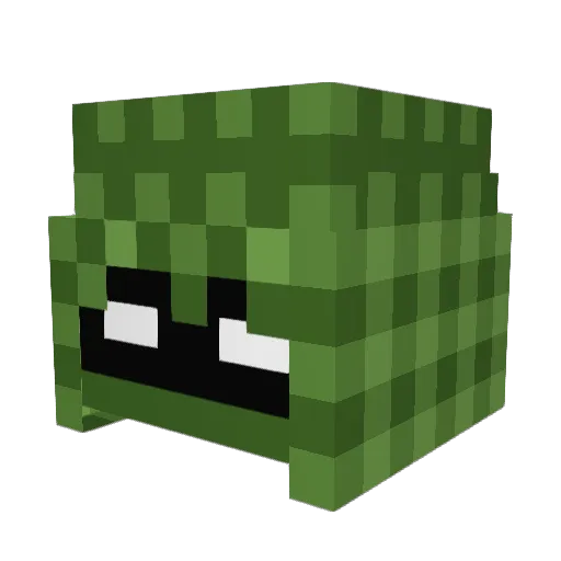 kvrvvo Minecraft avatar head, 3D render