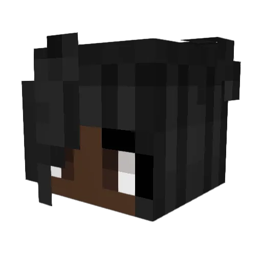 kvshlanii Minecraft avatar head, 3D render