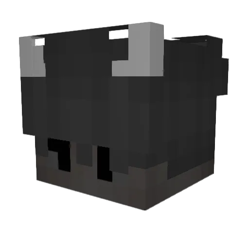 kvuy Minecraft avatar head, 3D render
