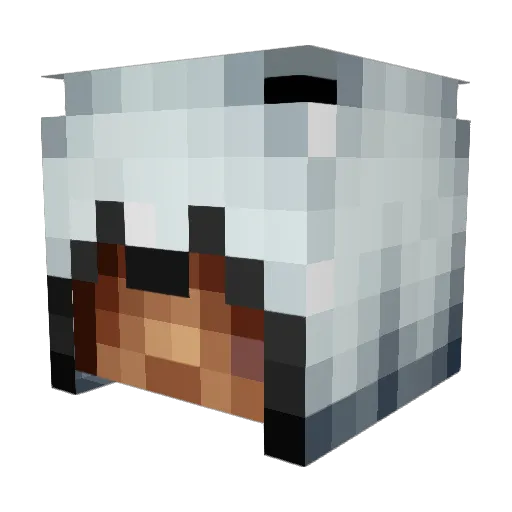 kvz9 Minecraft avatar head, 3D render