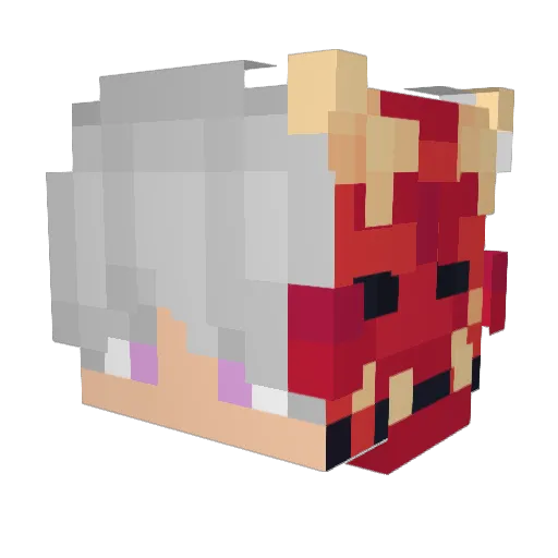 kwaddo Minecraft avatar head, 3D render