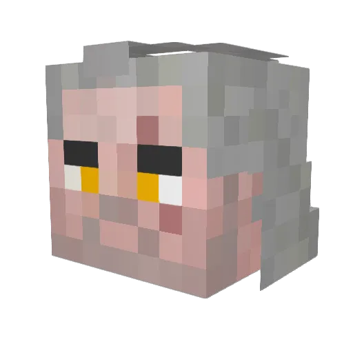 kwas85 Minecraft avatar head, 3D render