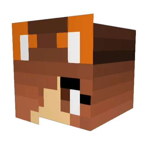 kwebb1060 Minecraft avatar head, 3D render