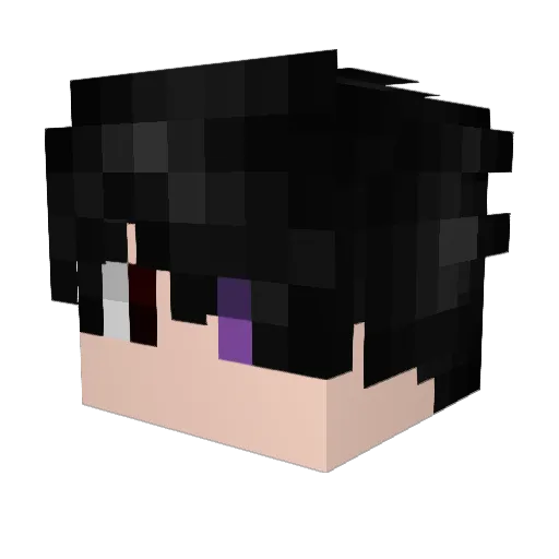 kwebbel09 Minecraft avatar head, 3D render