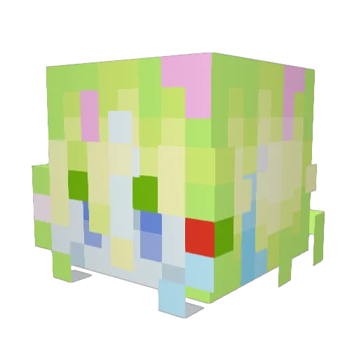 kweile Minecraft avatar head, 3D render