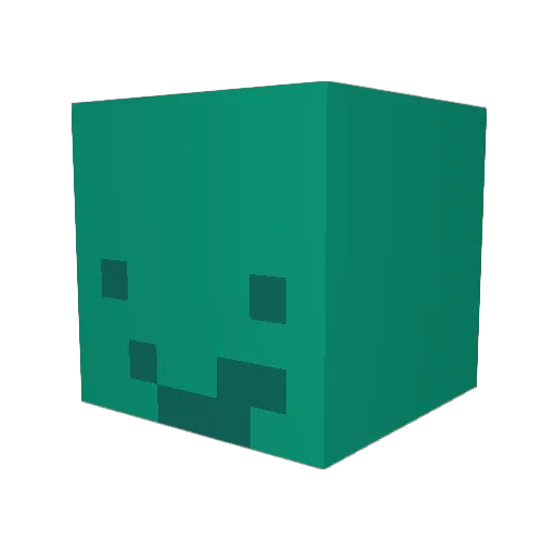 kwemii_ Minecraft avatar head, 3D render