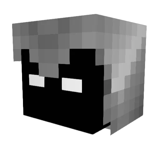kwenchi Minecraft avatar head, 3D render