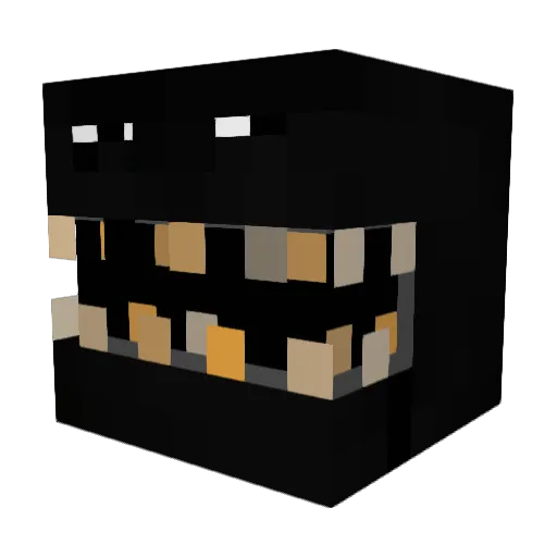 kwenzoe Minecraft avatar head, 3D render