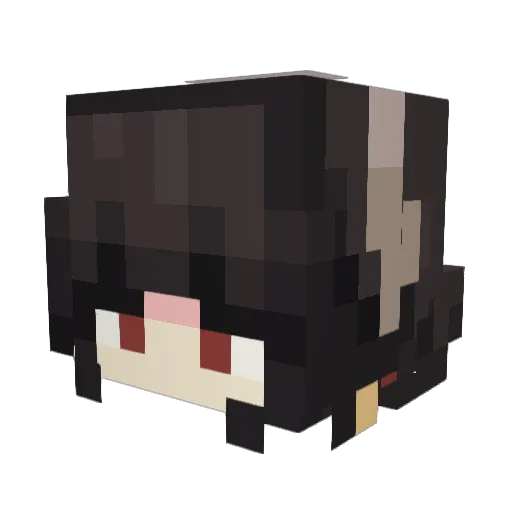 kwerpts Minecraft avatar head, 3D render