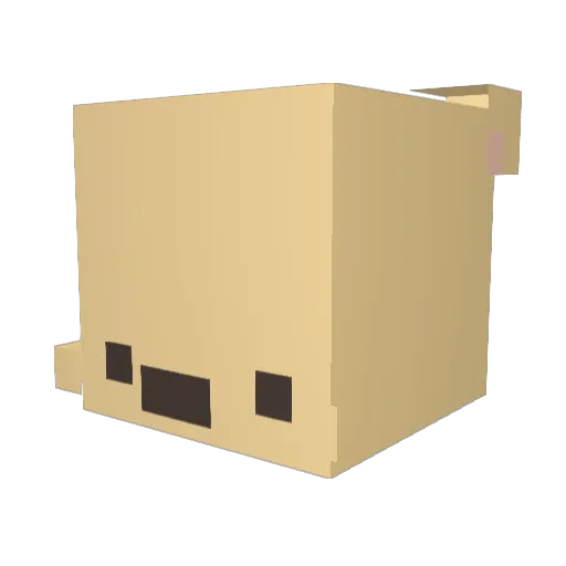 kwhyy Minecraft avatar head, 3D render
