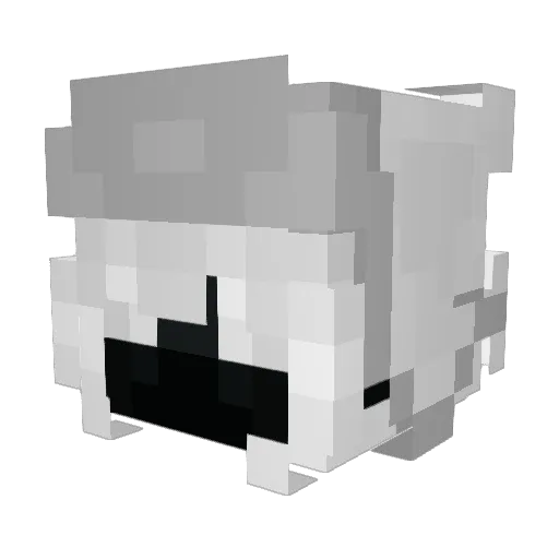 kwiat1337 Minecraft avatar head, 3D render