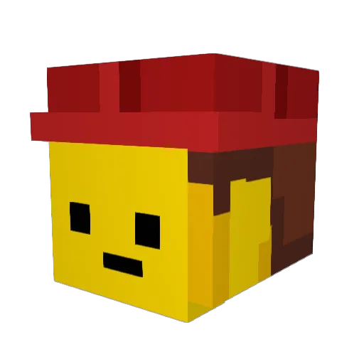 kwieran Minecraft avatar head, 3D render