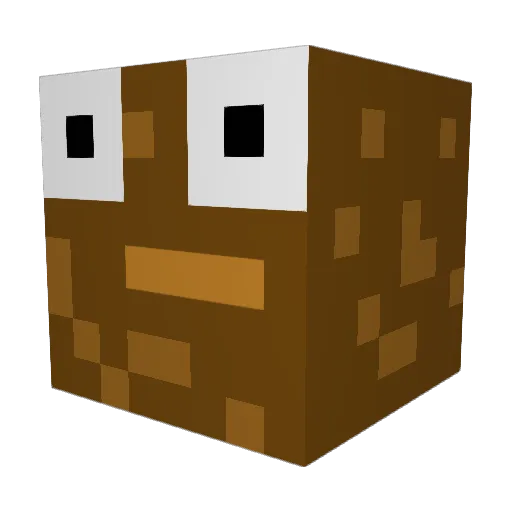 kwiio7 Minecraft avatar head, 3D render