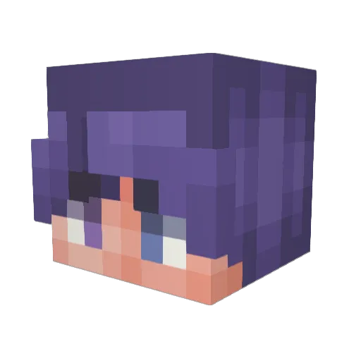 kwokchi4 Minecraft avatar head, 3D render