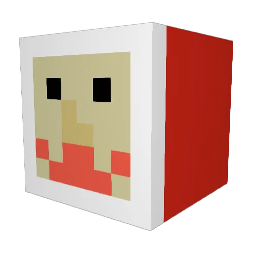 kwon4321 Minecraft avatar head, 3D render