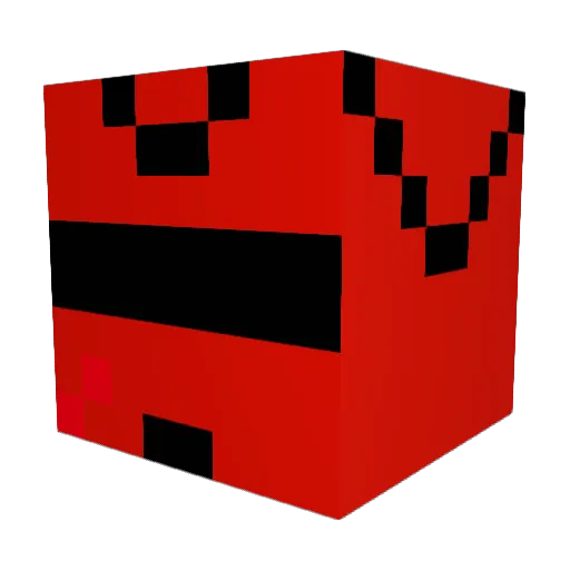 kwon_pc Minecraft avatar head, 3D render