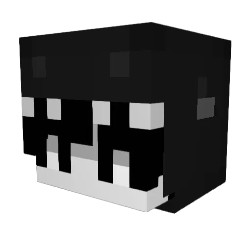 kwrrupt Minecraft avatar head, 3D render