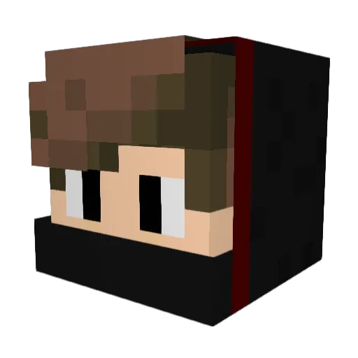 kwts2612 Minecraft avatar head, 3D render