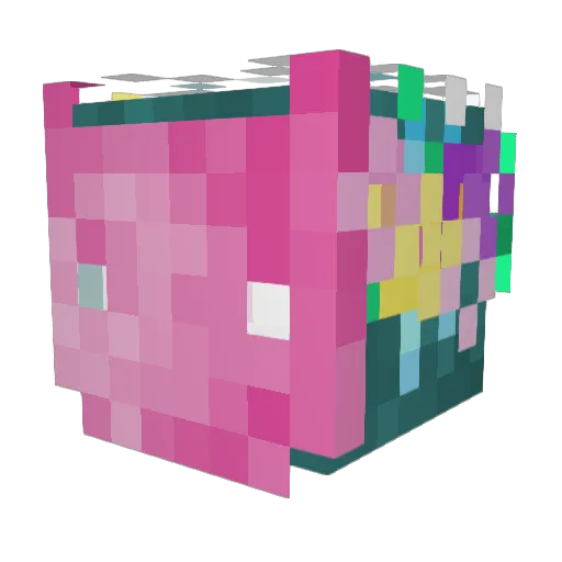 kwxl Minecraft avatar head, 3D render