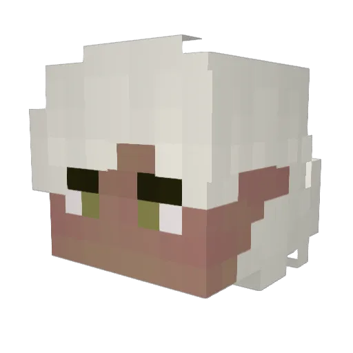 kwyoz Minecraft avatar head, 3D render