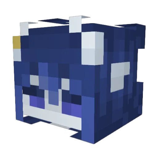 kx1ko Minecraft avatar head, 3D render
