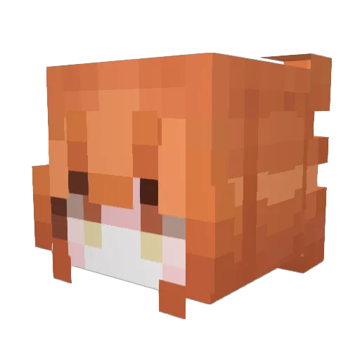 kxivk Minecraft avatar head, 3D render