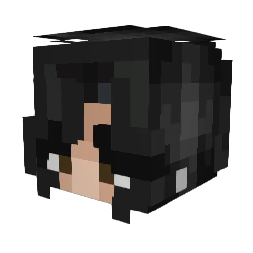 kxiya__ Minecraft avatar head, 3D render