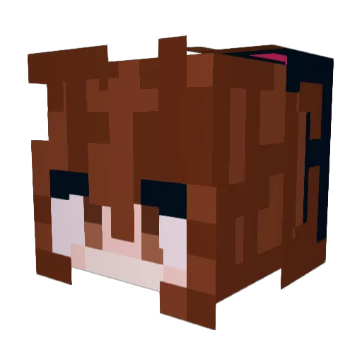 kxlly999 Minecraft avatar head, 3D render