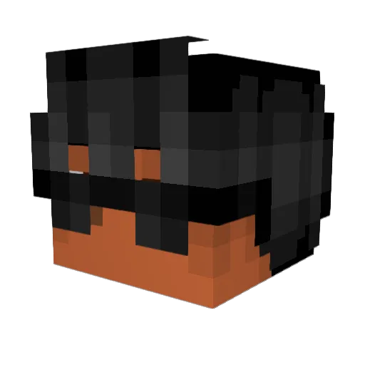 kxmpxnsxtion Minecraft avatar head, 3D render