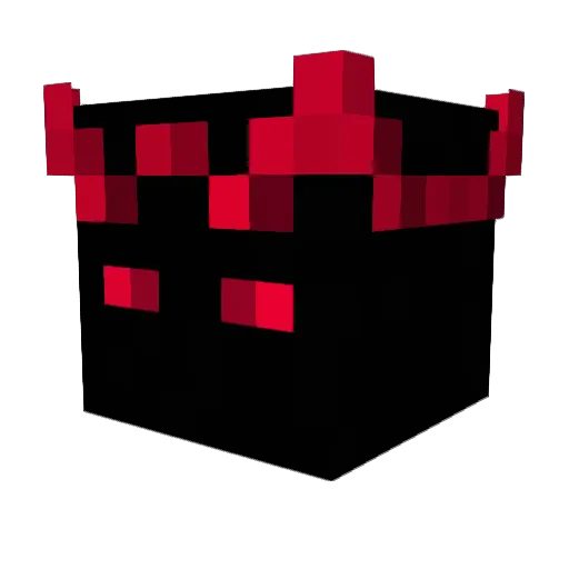 kxnrad Minecraft avatar head, 3D render