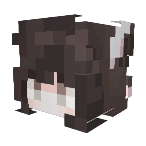 kxrios Minecraft avatar head, 3D render