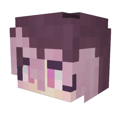 kxs76 Minecraft avatar head, 3D render